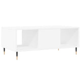 Tavolino da Salotto Bianco 90x50x36,5 cm in Legno truciolato