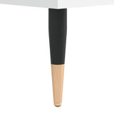 Tavolino da Salotto Bianco 90x50x36,5 cm in Legno truciolato
