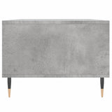 Tavolino Salotto Grigio Cemento 90x50x36,5 cm Legno truciolato