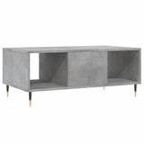 Tavolino Salotto Grigio Cemento 90x50x36,5 cm Legno truciolato