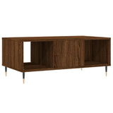 Tavolino da Salotto Rovere Marrone 90x50x36,5 cm in truciolato
