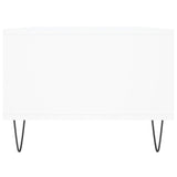 Tavolino da Salotto Bianco 90x50x36,5 cm in Legno truciolato