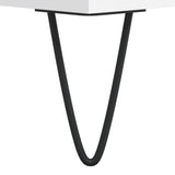 Tavolino da Salotto Bianco 90x50x36,5 cm in Legno truciolato