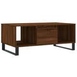 Tavolino da Salotto Rovere Marrone 90x50x36,5 cm in truciolato