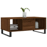 Tavolino da Salotto Rovere Marrone 90x50x36,5 cm in truciolato