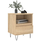Comodino Rovere Sonoma 40x35x50 cm in Legno truciolato