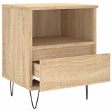 Comodino Rovere Sonoma 40x35x50 cm in Legno truciolato