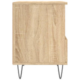 Comodino Rovere Sonoma 40x35x50 cm in Legno truciolato