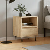Comodino Rovere Sonoma 40x35x50 cm in Legno truciolato