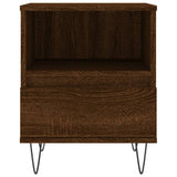 Comodini 2pz Rovere Marrone 40x35x50 cm in Legno truciolato