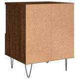 Comodini 2pz Rovere Marrone 40x35x50 cm in Legno truciolato