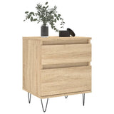 Comodini 2pz Rovere Sonoma 40x35x50 cm in Legno truciolato