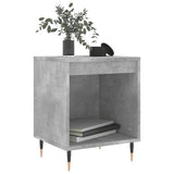 Comodini 2pz Grigio Cemento 40x35x50 cm in Legno truciolato