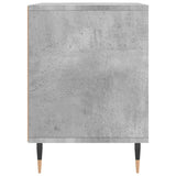 Comodini 2pz Grigio Cemento 40x35x50 cm in Legno truciolato