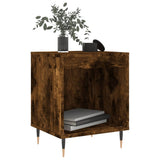 Comodini 2pz Rovere Fumo 40x35x50 cm in Legno truciolato