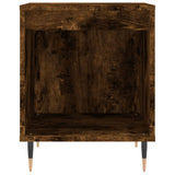 Comodini 2pz Rovere Fumo 40x35x50 cm in Legno truciolato