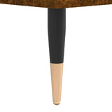 Comodini 2pz Rovere Fumo 40x35x50 cm in Legno truciolato