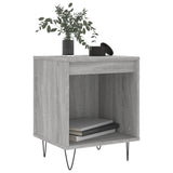 Comodini 2pz Grigio Sonoma 40x35x50 cm in Legno truciolato