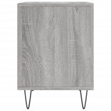 Comodini 2pz Grigio Sonoma 40x35x50 cm in Legno truciolato