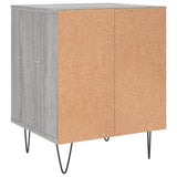 Comodini 2pz Grigio Sonoma 40x35x50 cm in Legno truciolato