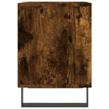 Comodini 2pz Rovere Fumo 40x35x50 cm in Legno truciolato