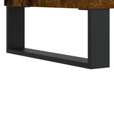 Comodini 2pz Rovere Fumo 40x35x50 cm in Legno truciolato
