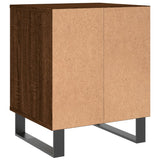 Comodini 2pz Rovere Marrone 40x35x50 cm in Legno truciolato
