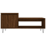Tavolino da Salotto Rovere Marrone100x50x45cm Legno truciolato