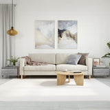 Tavolini Salotto 2pz Grigio Sonoma 50x46x35cm Legno truciolato