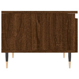 Tavolini Salotto 2pz Rovere Marrone 50x46x35 Legno truciolato