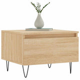 Tavolini Salotto 2pz Rovere Sonoma 50x46x35cm Legno truciolato