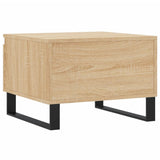 Tavolini Salotto 2pz Rovere Sonoma 50x46x35cm Legno truciolato