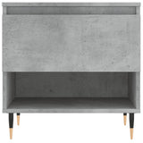 Tavolino da Salotto Grigio Cemento 50x46x50cm Legno truciolato