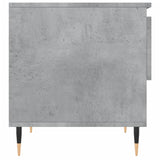 Tavolino da Salotto Grigio Cemento 50x46x50cm Legno truciolato