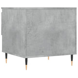 Tavolino da Salotto Grigio Cemento 50x46x50cm Legno truciolato