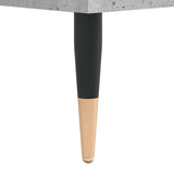 Tavolino da Salotto Grigio Cemento 50x46x50cm Legno truciolato