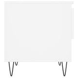 Tavolini Salotto 2 pz Bianchi 50x46x50 cm in Legno truciolato