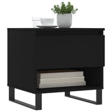 Tavolini da Salotto 2 pz Neri 50x46x50 cm in Legno truciolato