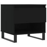 Tavolini da Salotto 2 pz Neri 50x46x50 cm in Legno truciolato