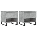 Tavolini Salotto 2pz Grigio Cemento 50x46x50 Legno truciolato