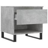 Tavolini Salotto 2pz Grigio Cemento 50x46x50 Legno truciolato