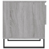 Tavolini Salotto 2pz Grigio Sonoma 50x46x50cm Legno truciolato