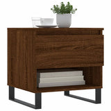 Tavolino da Salotto Rovere Marrone 50x46x50cm Legno truciolato
