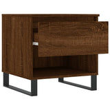 Tavolino da Salotto Rovere Marrone 50x46x50cm Legno truciolato