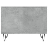 Tavolino Salotto Grigio Cemento 60x44,5x45 cm Legno truciolato