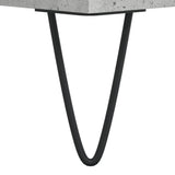 Tavolino Salotto Grigio Cemento 60x44,5x45 cm Legno truciolato