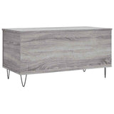 Tavolino Salotto Grigio Sonoma 90x44,5x45 cm Legno truciolato