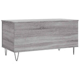 Tavolino Salotto Grigio Sonoma 90x44,5x45 cm Legno truciolato