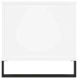 Tavolino da Salotto Bianco 90x44,5x45 cm in Legno truciolato