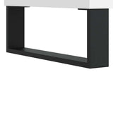 Tavolino da Salotto Bianco 90x44,5x45 cm in Legno truciolato